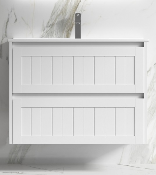 Heritage PVC 900 Vanity Finger Pull Wall Hung - Image 2