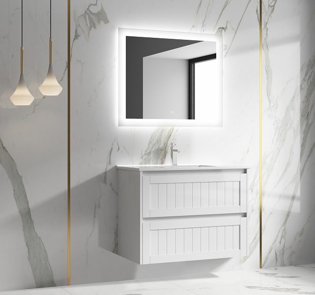 Heritage PVC 900 Vanity Finger Pull Wall Hung - Image 3