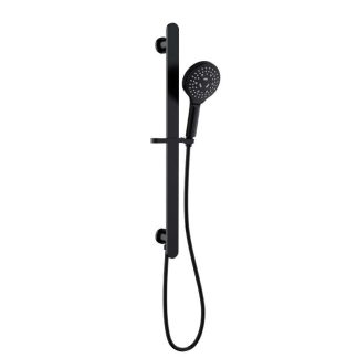 Kara Multifunction Shower On Rail With Water Inlet Matte Black