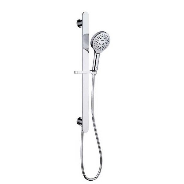 Kara Multifunction Shower On Rail with Water Inlet Chrome
