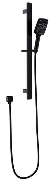 Seto Multifunction Shower On Rail Matte Black