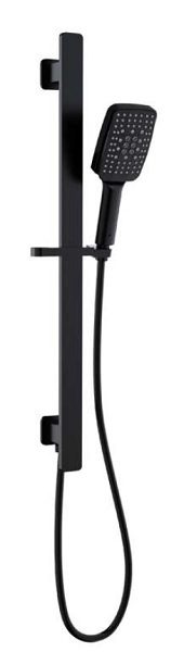 Seto Multifunction Shower On Rail With Water Inlet Matte Black