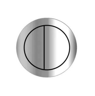 Toilet Cistern Flush Button Round Chrome