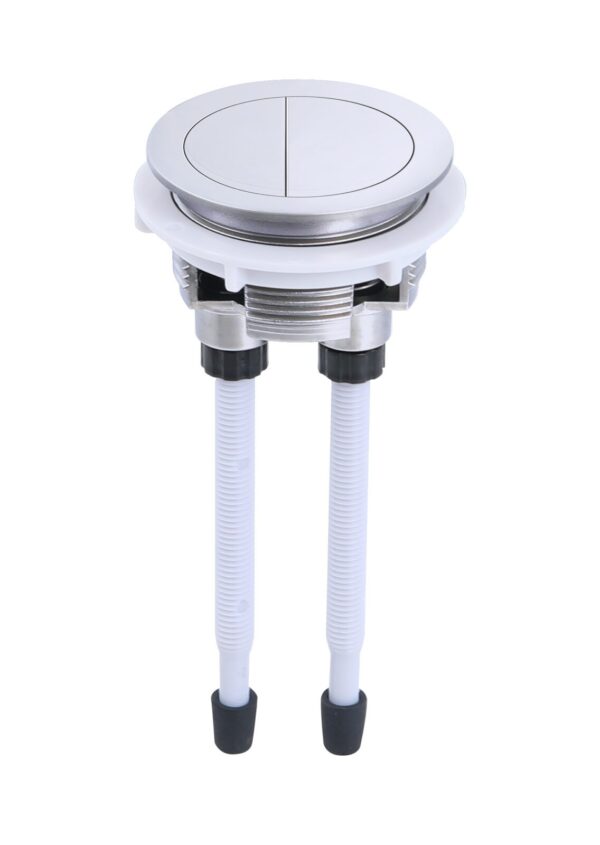 Toilet Cistern Flush Button Round Chrome - Image 2