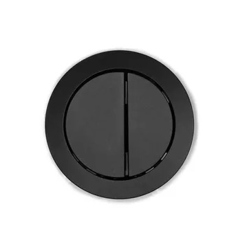 Toilet Cistern Flush Button Round Matte Black