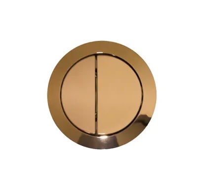Toilet Cistern Flush Button Round Rose Gold