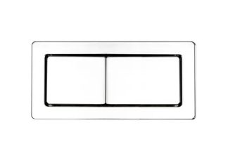 Square Toilet Cistern Flush Button Chrome