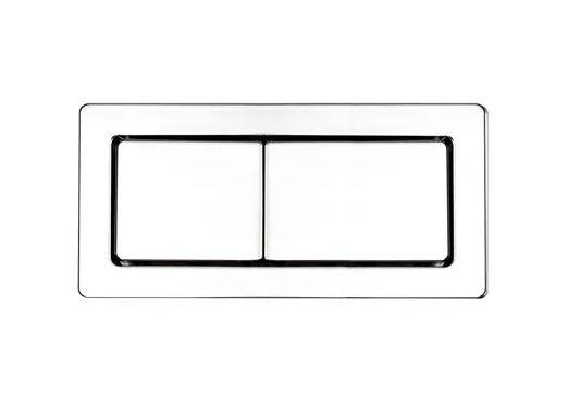 Square Toilet Cistern Flush Button Chrome