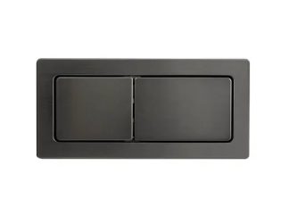 Square Toilet Cistern Flush Button Gun Metal