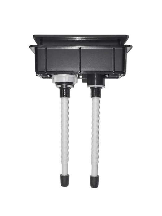 Square Toilet Cistern Flush Button Brushed Nickel - Image 4