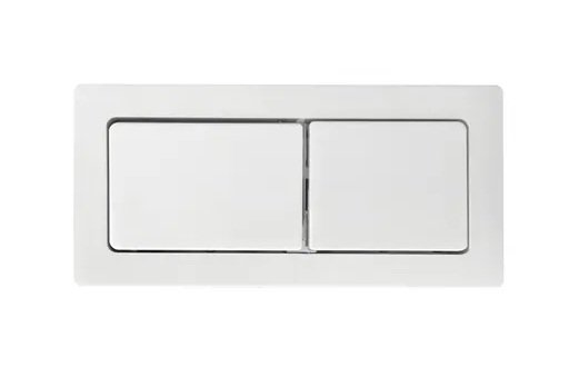 Square Toilet Cistern Flush Button Matte White