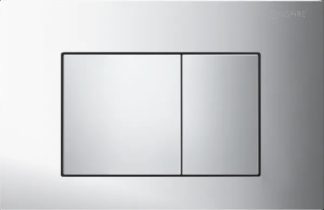 Inspire Dual Flush Plate Square Chrome IS19