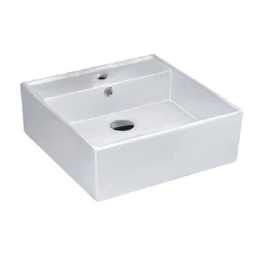 Artis Wall Hung Square Basin Gloss White - Image 2