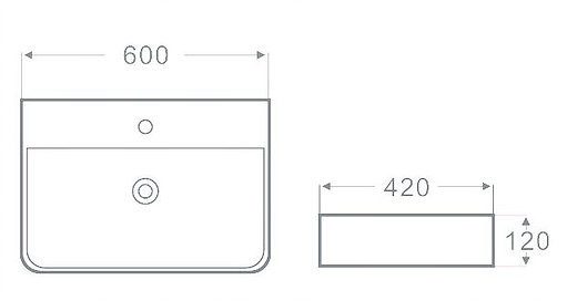 Wall Hung or Above Counter Basin - Image 4