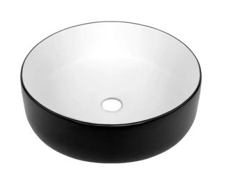 Artis 88 Matte Black / White Basin