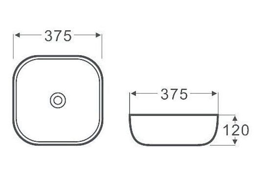 Bardon Above Counter Basin Gloss White - Image 3