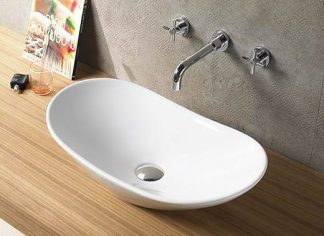 Artis Oval Above Counter Basin Gloss White