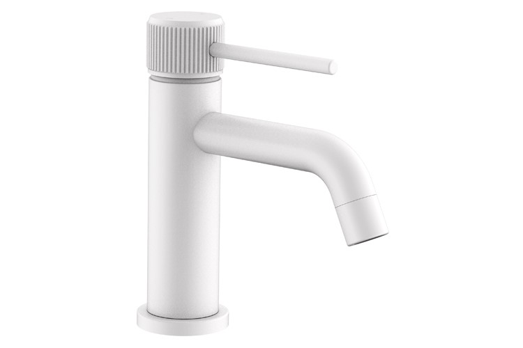 ADP Soul Groove Basin Mixer Matte White