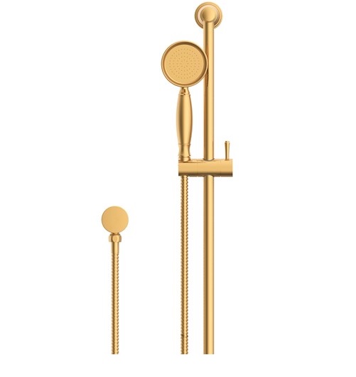 ADP Eternal Hand Shower On Rail Brushed Brass - Image 2