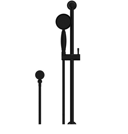 ADP Eternal Hand Shower On Rail Matte Black - Image 2