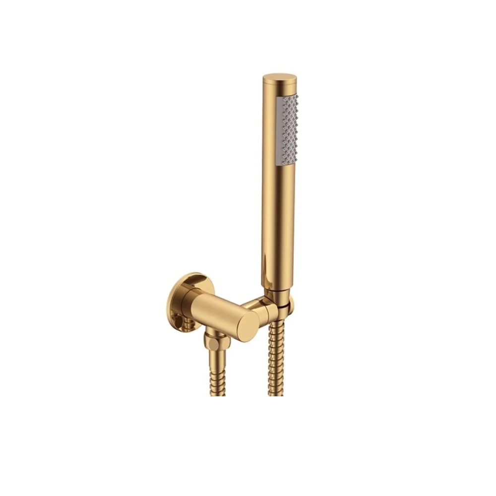 ADP Soul Slimline Hand Shower On Hook Brushed Brass