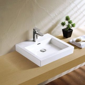 Art Semi Insert Basin Gloss White