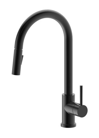 Kuchendesigner Pull Out Kitchen Mixer Matte Black