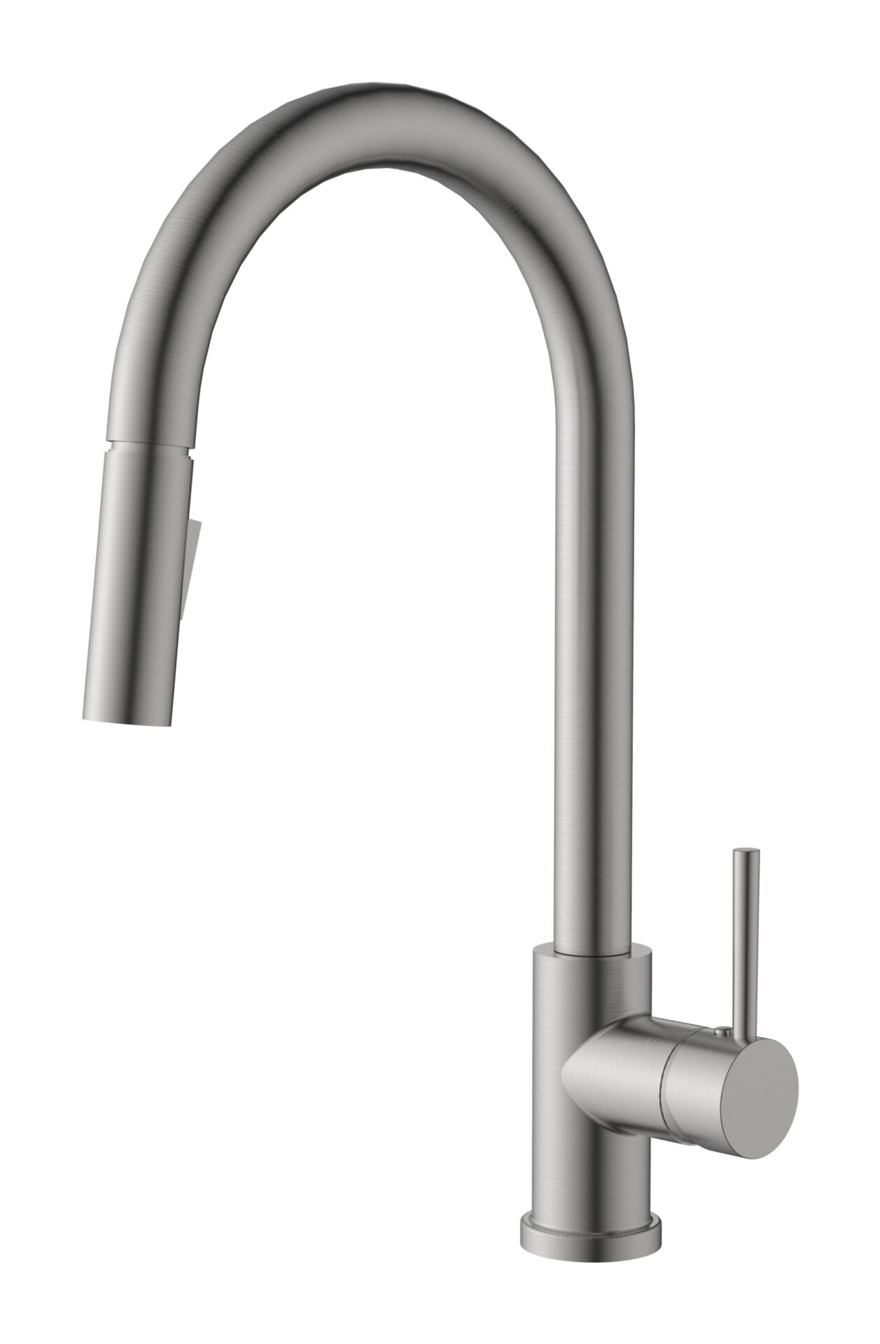Kuchendesigner Pull Out Kitchen Mixer Brushed Nickel