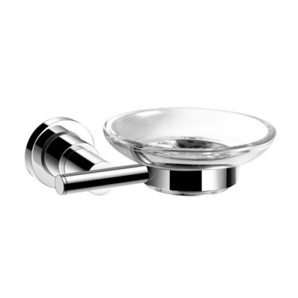 Elle Round Soap Dish Chrome