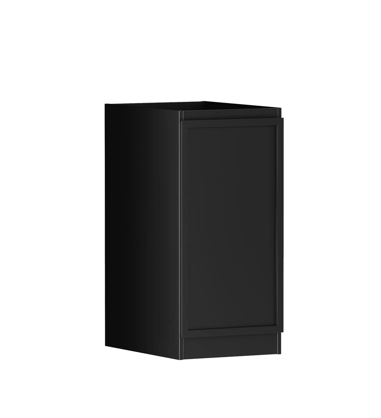Hampshire Matte Black 415mm Base Laundry Cabinet - Image 3