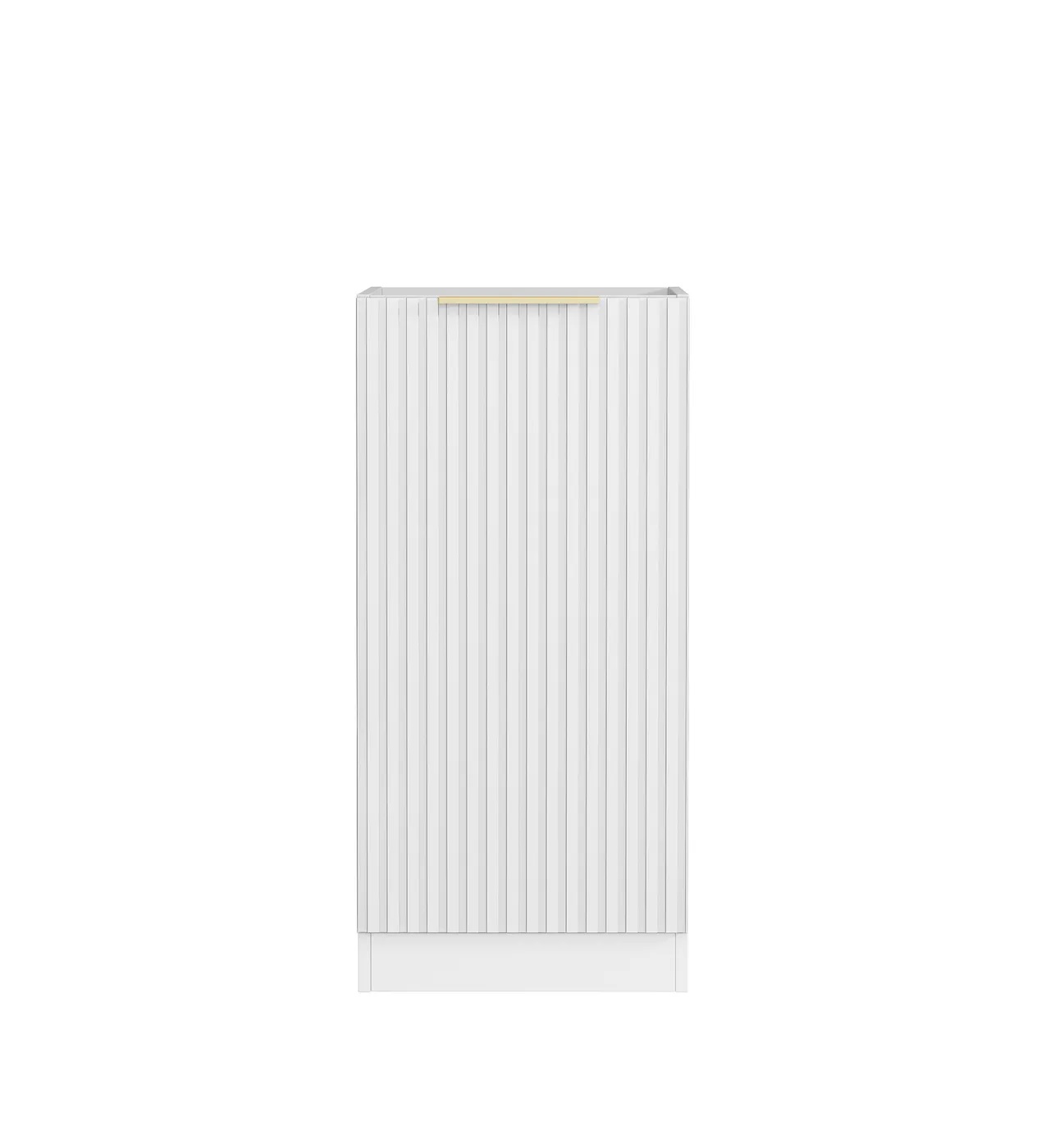 Noosa Fluted White 415mm Base Laundry Cabinet