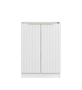 Noosa Fluted White 630mm Base Laundry Cabinet