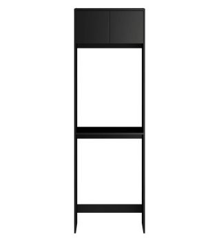 Hampshire Matte Black 2100mm Tall Washing Machine Cabinet