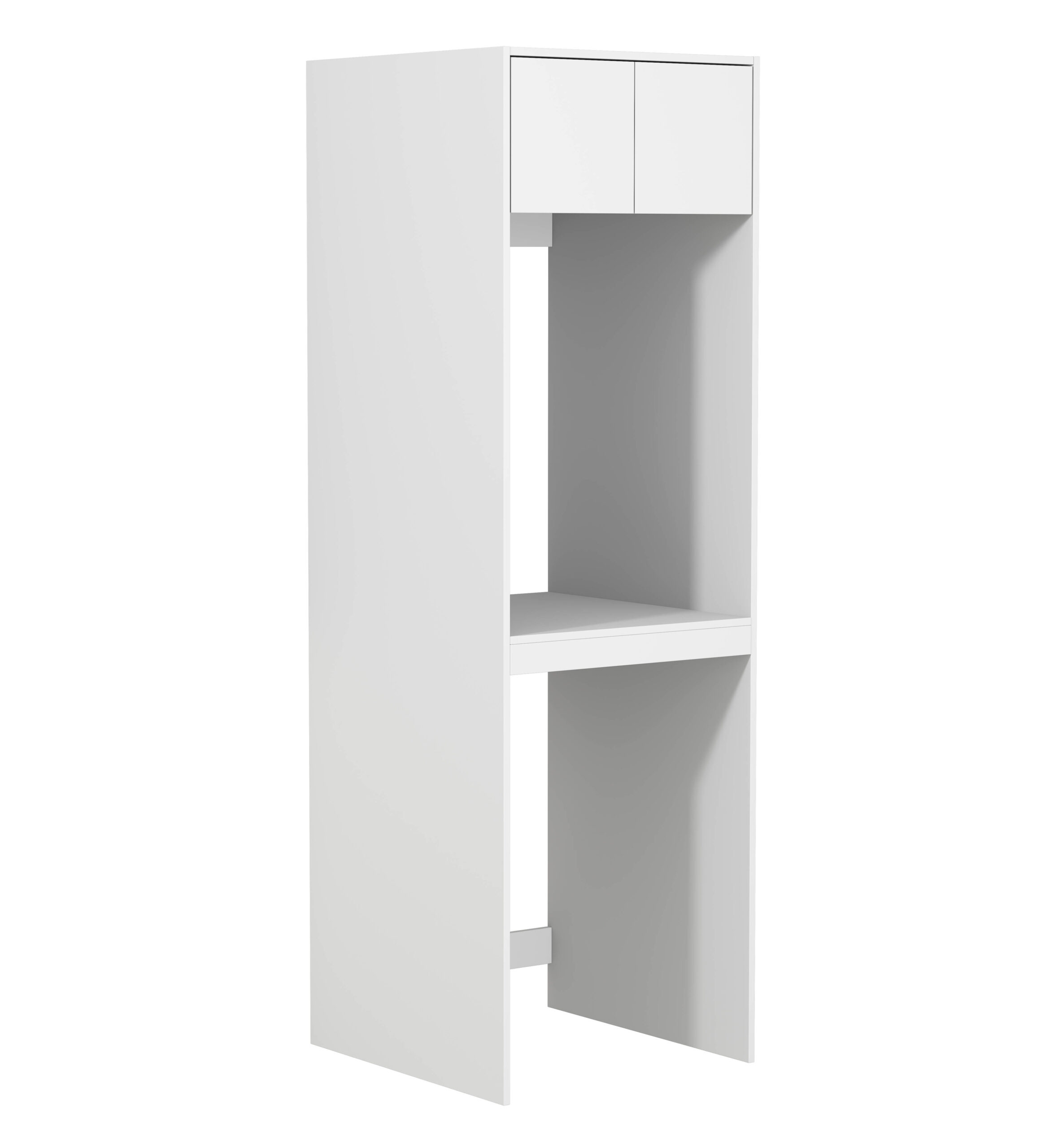 Hampshire Matte White 2100mm Tall Washing Machine Cabinet - Image 2