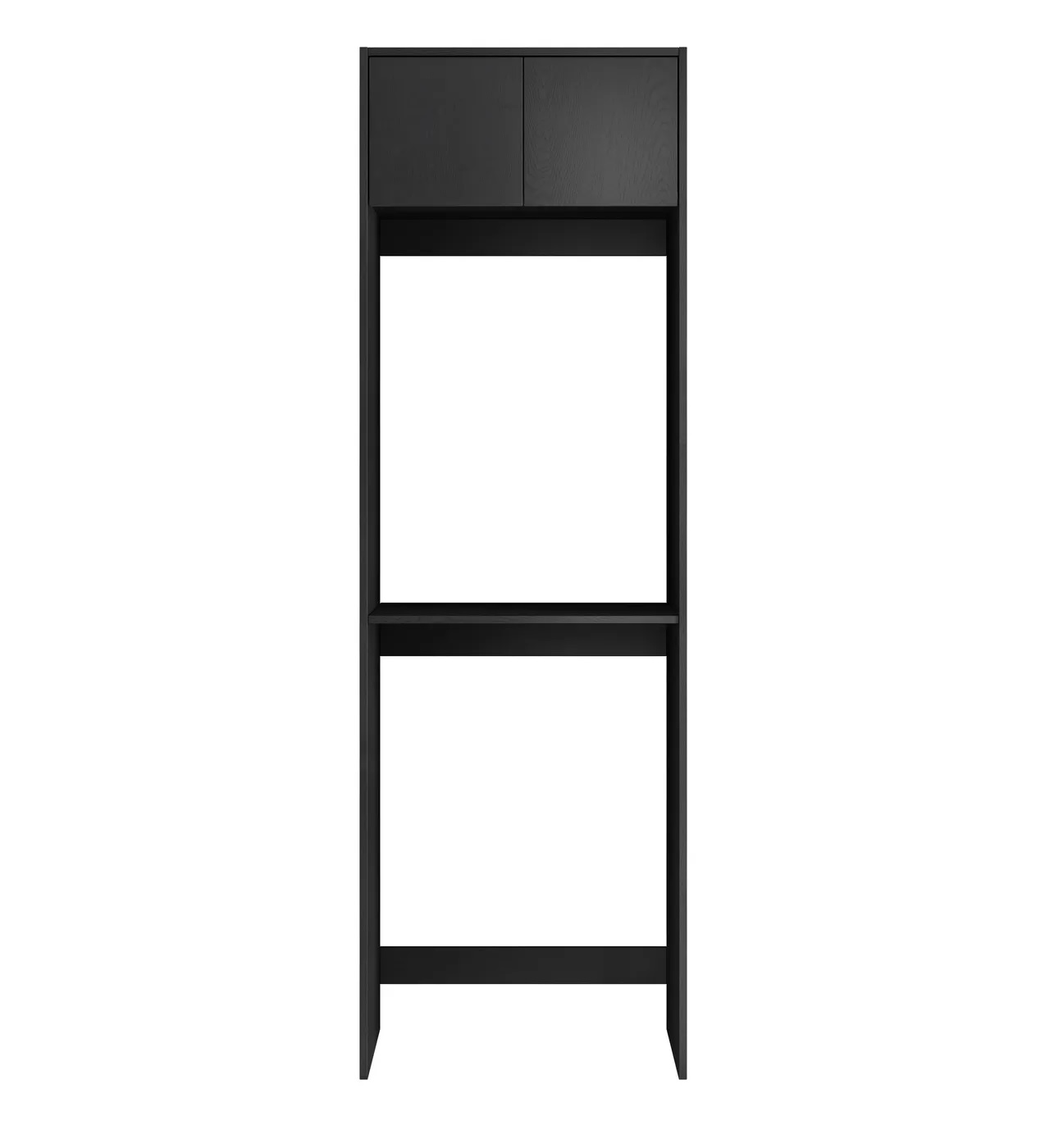 Byron Black Oak 2100mm Tall Washing Machine Cabinet
