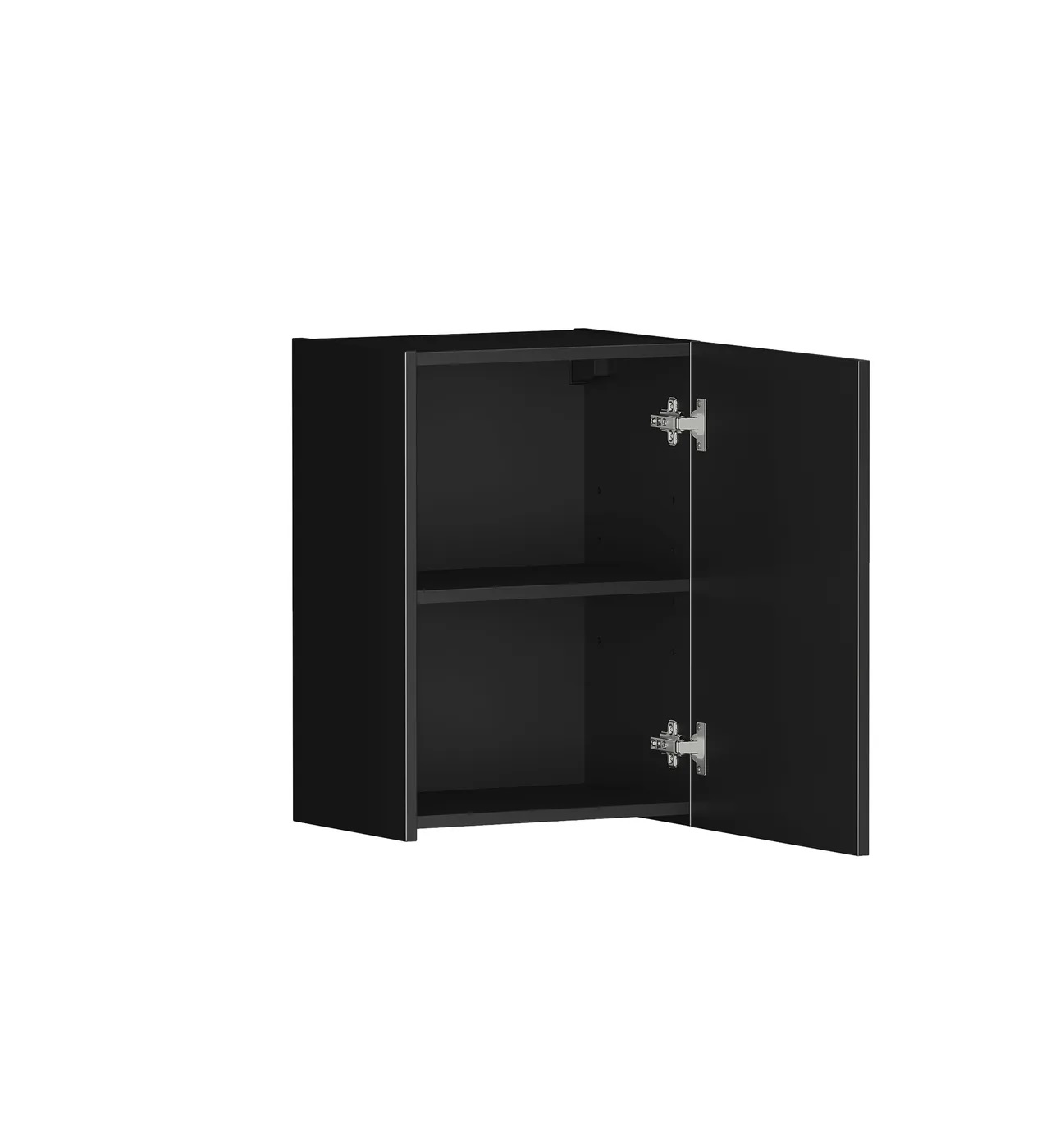 Hampshire Matte Black 415mm Wall Laundry Cabinet - Image 2