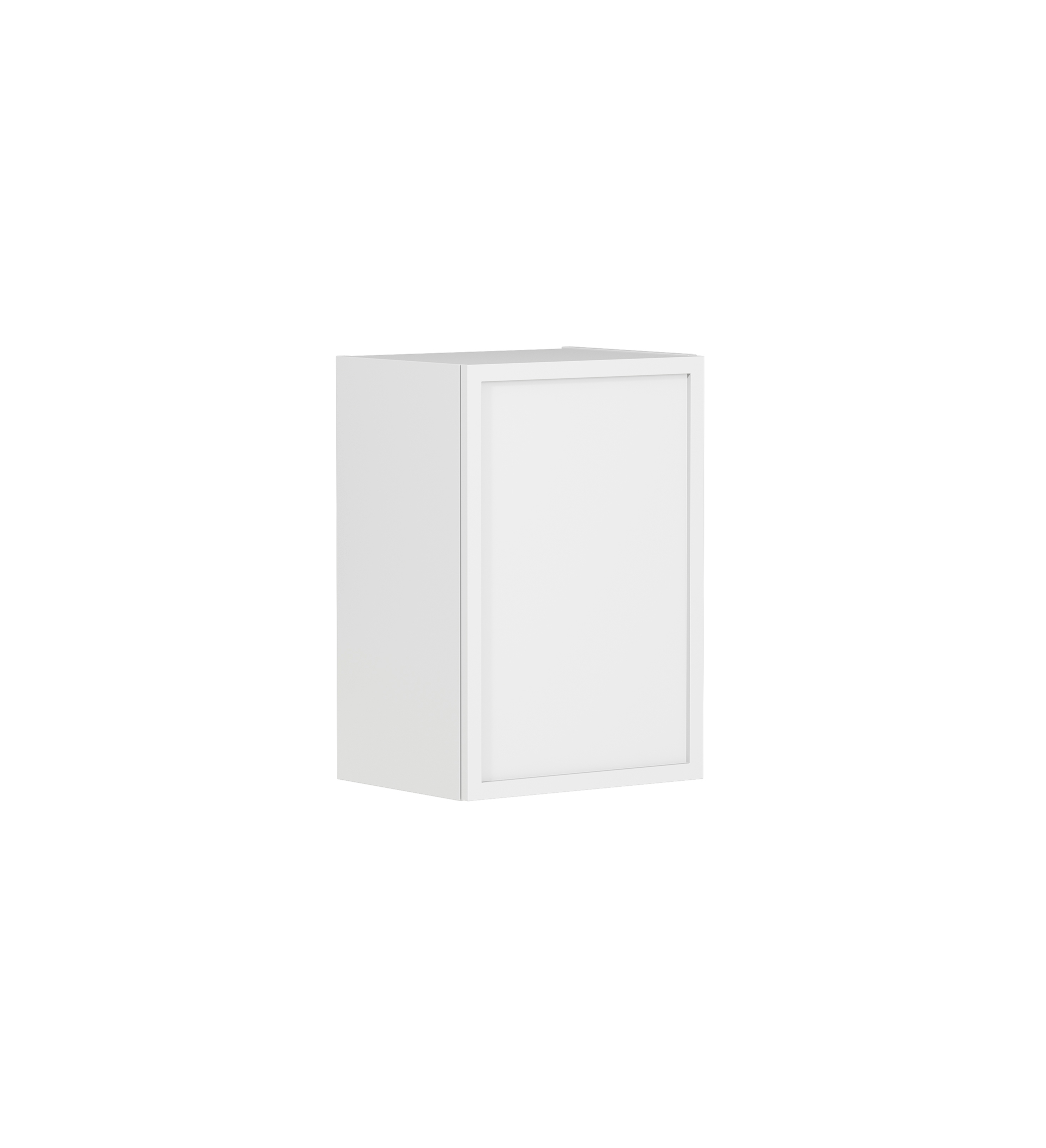Hampshire Matte White 415mm Wall Laundry Cabinet - Image 3