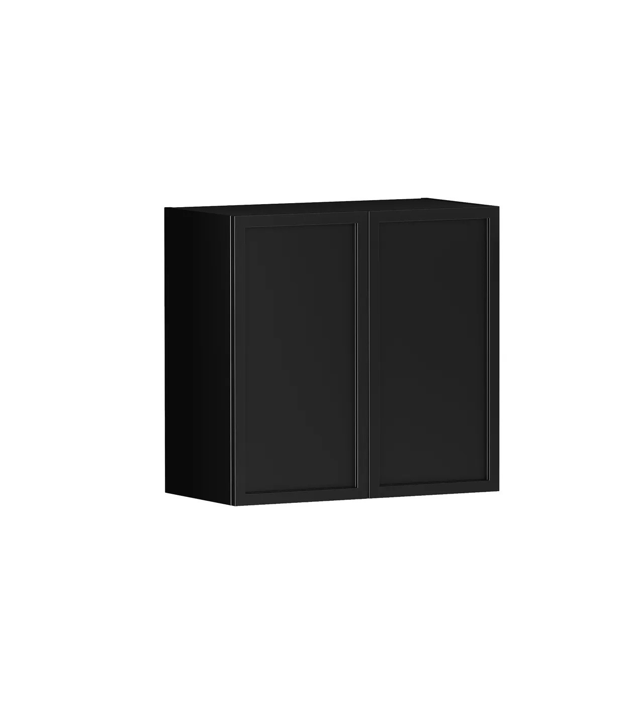 Hampshire Matte Black 630mm Wall Laundry Cabinet - Image 3