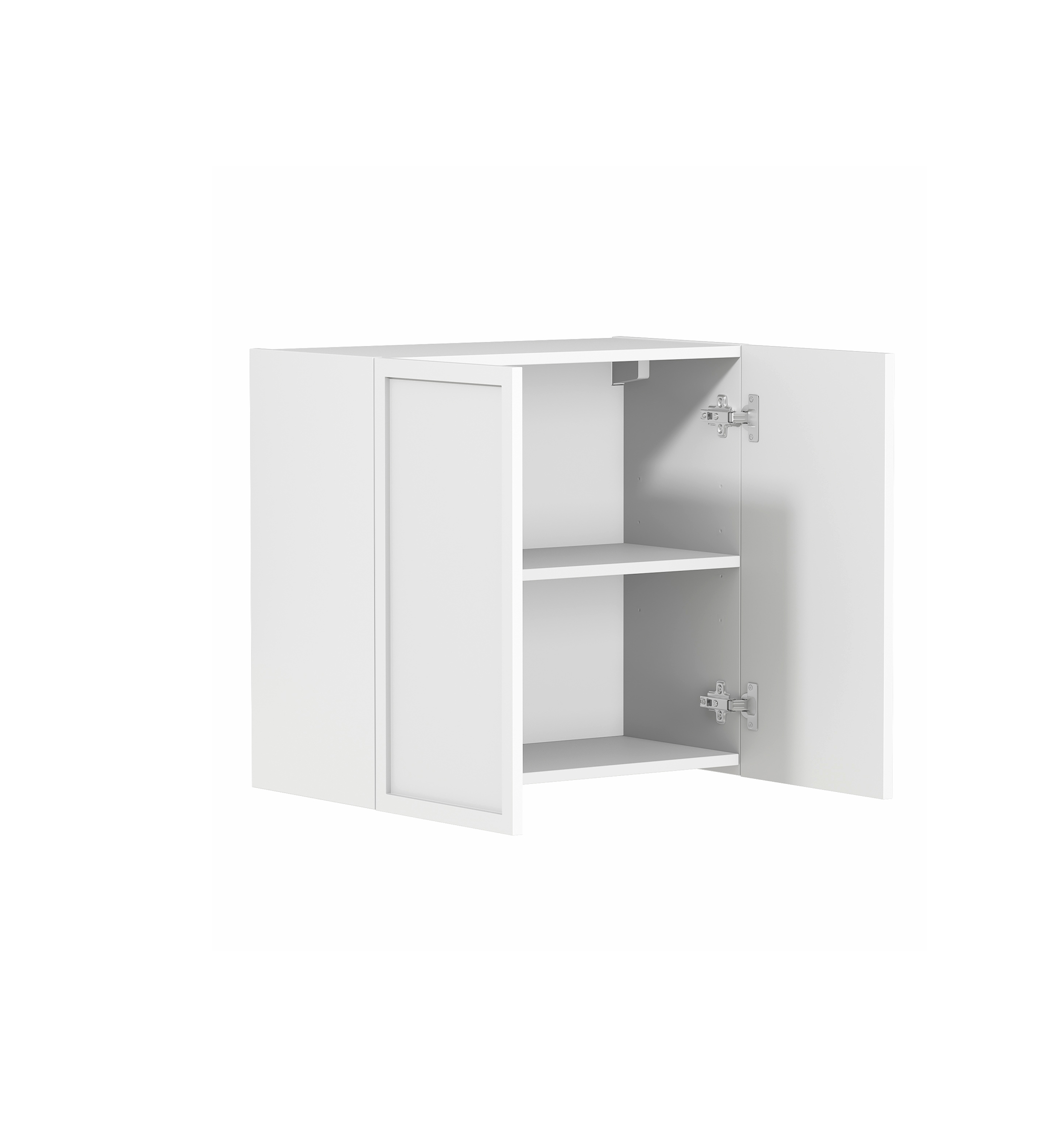 Hampshire Matte White 630mm Wall Laundry Cabinet - Image 2