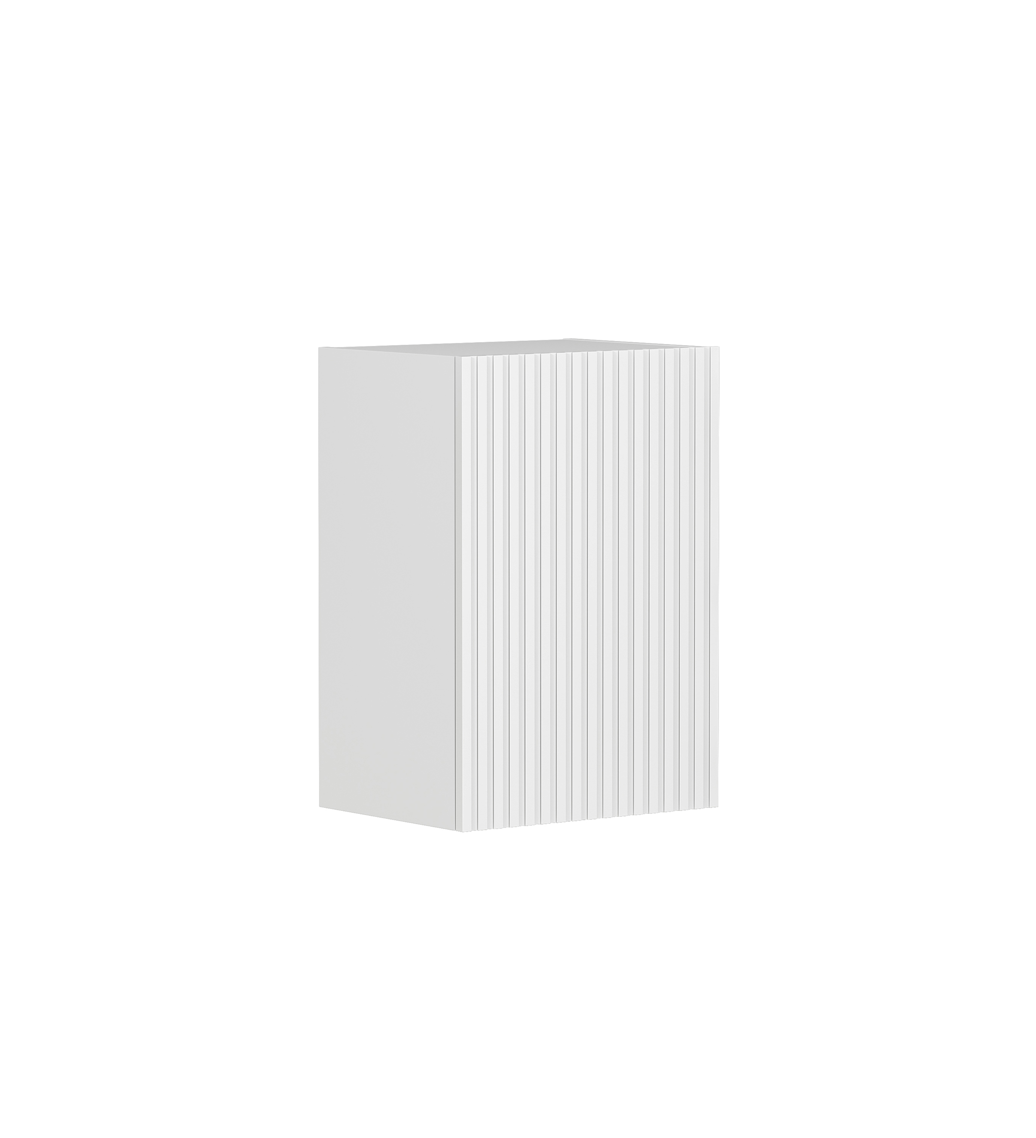 Noosa Fluted White 415mm Wall Laundry Cabinet - Image 3