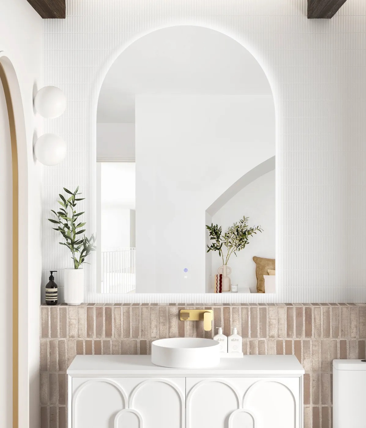 Archie Frameless Led Mirror 1500 x 1000