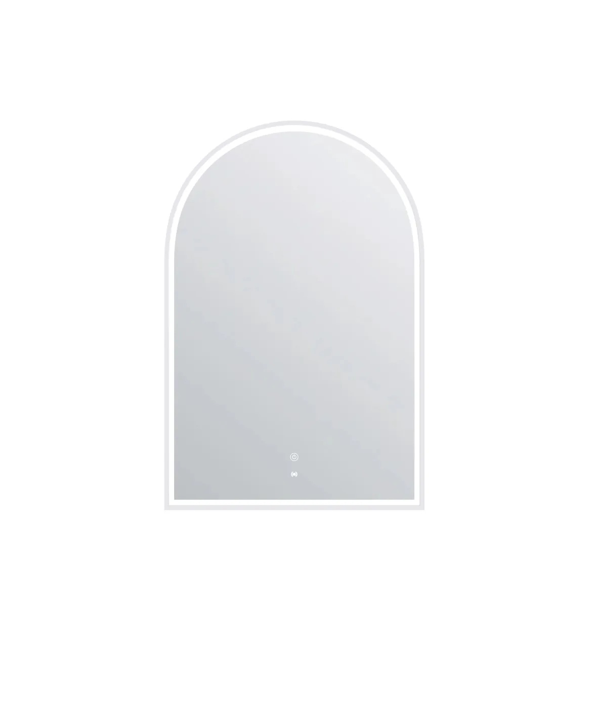 Archie Matte White Frame LED Mirror 900 x 600 - Image 4