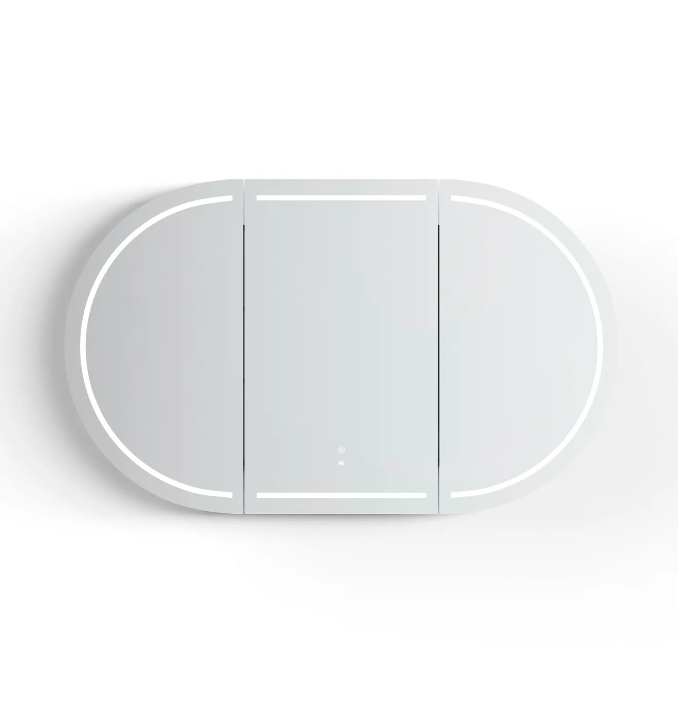 Bondi Led Shaving Cabinet 1500 x 900 Woodland Oak Premium Edition - Image 3