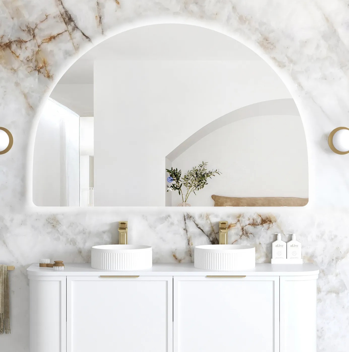 Moonlight Archie Frameless Led Mirror 1000 x 1500
