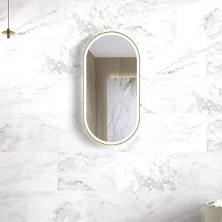 Noosa Gold Frame LED Mirror 900 x 450