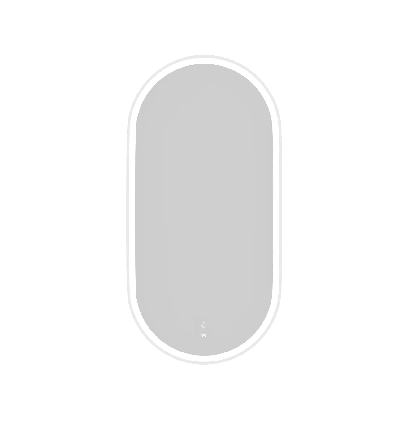 Noosa White Metal Frame Led Mirror 900 x 450 - Image 3