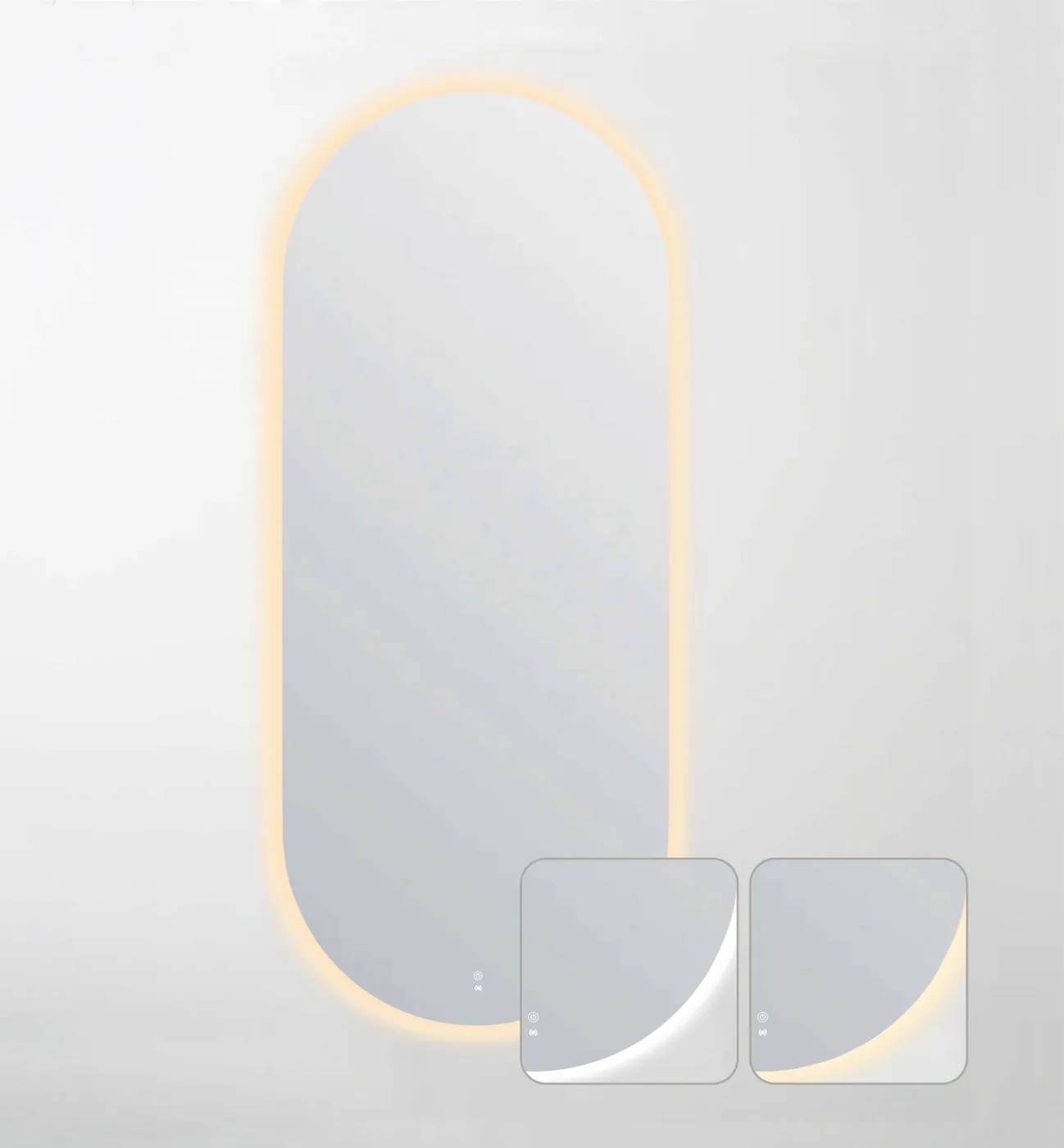 Noosa Frameless Tuffi Led Mirror 1800 x 750 - Image 5