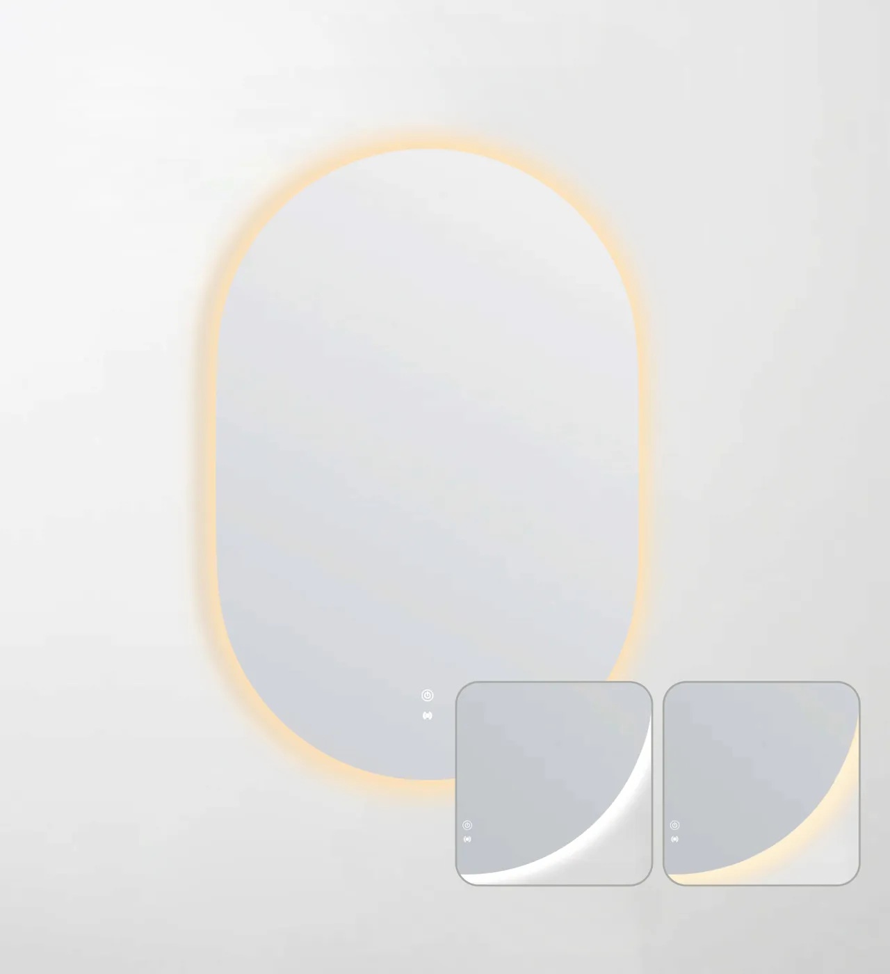 Noosa Frameless Tuffi Led Mirror 900 x 600 - Image 6