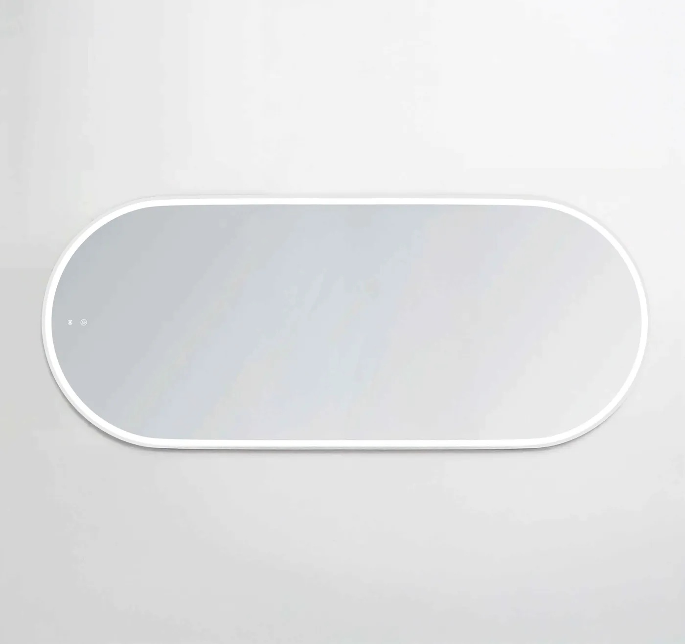 Noosa White Metal Frame Led Mirror 1800 x 750 - Image 4