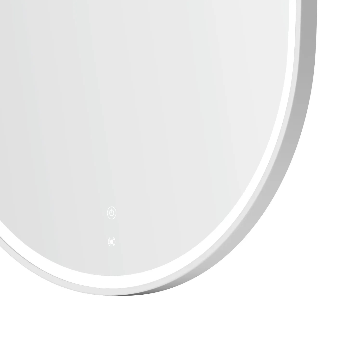 Noosa White Metal Frame Led Mirror 900 x 600 - Image 6